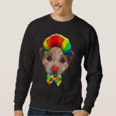 Clown Border Terrier Circus Dog Sweatshirt (Vorderseite)