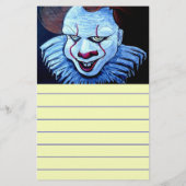 Clown: Böse Briefpapier (Rückseite)