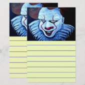 Clown: Böse Briefpapier (Vorne/Hinten)