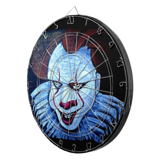 Clown: Böse Dartscheibe (Vorderseite rechts)