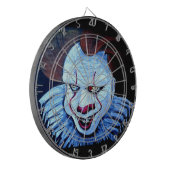 Clown: Böse Dartscheibe (Vorderseite Links)