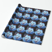 Clown: Böse Geschenkpapier (Ungerollt)