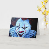 Clown: Böse Karte (Gelbe Blume)
