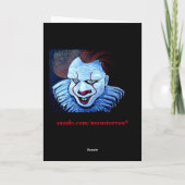 Clown: Böse Karte (Rückseite)