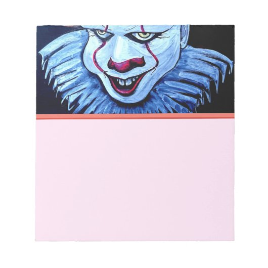 Clown: Böse Notizblock (Vorderseite)