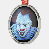 Clown: Böse Ornament Aus Metall (Links)