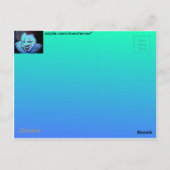 Clown: Böse Postkarte (Rückseite)