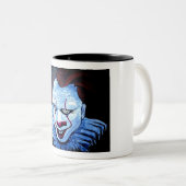 Clown: Böse Zweifarbige Tasse (VorderseiteRechts)