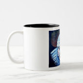 Clown: Böse Zweifarbige Tasse (Links)