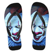 Clown: Böses Flip Flops Badesandalen (Fußbett)