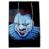 Clown: Böses Geschenktasche Mittlere Geschenktüte (Rückseite)