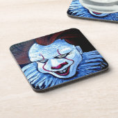 Clown: Böses Getränkeabdeckung Getränkeuntersetzer (Linke Seite)