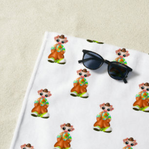 Clown Boy Beach Towel Strandtuch