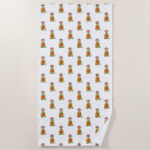 Clown Boy Beach Towel Strandtuch (Vorderseite)