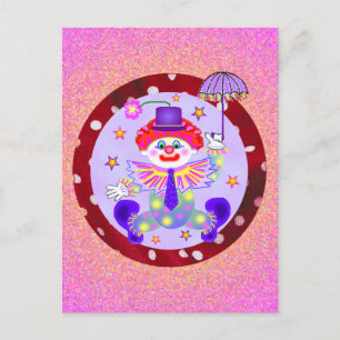 Clown Cards Postkarte