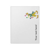 Clown-Cartoon Notizblock (Rotiert)