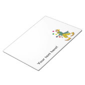 Clown-Cartoon Notizblock (angewinkelt)