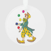Clown-Cartoon Ornament (Rückseite)