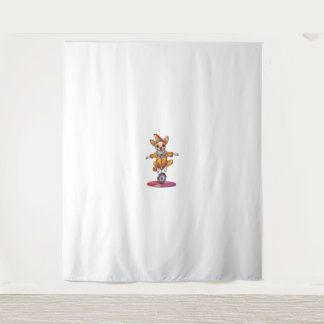 Clown Chihuahua - Funny Circus Dog Wandteppich