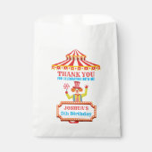 Clown Circus Geburtstagsparty Geschenktütchen (Vorderseite)