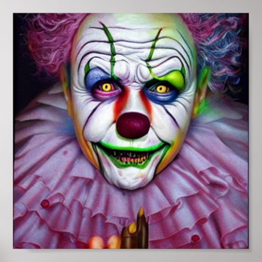 Clown Creepy Crazy Poster (Vorne)