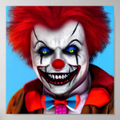 Clown Creepy Crazy Poster (Vorne)