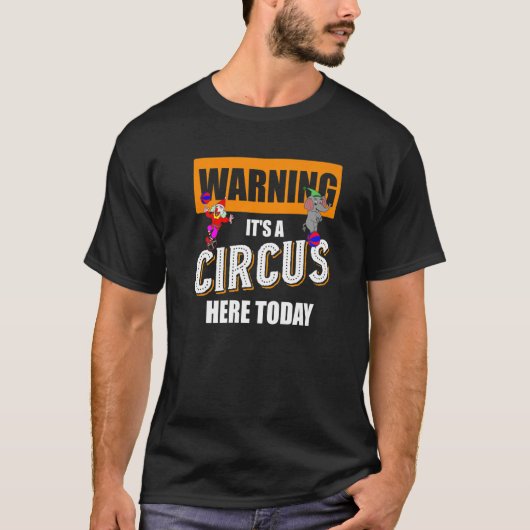 Clown Elephant Karneval Kostüm Circus Artist Cir T-Shirt (Vorderseite)