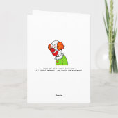 Clown erhalten gut karte (Rückseite)