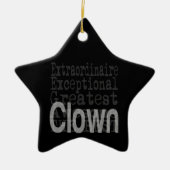 Clown Extraordinaire Keramik Ornament (Vorne)