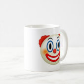 Clown Face Emoji T - Shirt Kaffeetasse (VorderseiteRechts)