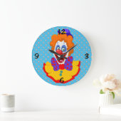 Clown-Face-Round-Wall-Uhr Große Wanduhr (Zuhause)