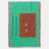 Clown-Faced Dog Cartoon Sketch Decke (Vorderseite Vertikal)