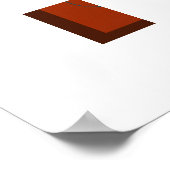 Clown-Faced Dog Cartoon Sketch Poster (Ecke)