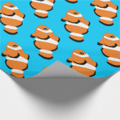 Clown-Fisch-Entwurfs-Packpapier Geschenkpapier (Ecke)