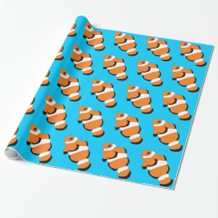Clown-Fisch-Entwurfs-Packpapier Geschenkpapier