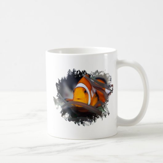 Clown-Fische in der Anemone Kaffeetasse (Rechts)