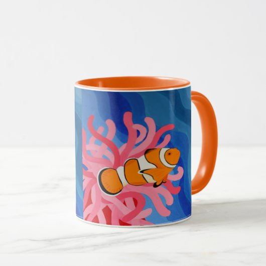 Clown-Fische Tasse (VorderseiteRechts)