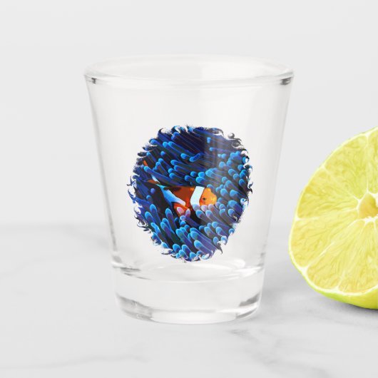 Clown Fish Bandana USB-Ladestation Schnapsglas (Vorderseite)