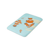 Clown Fish Bath Mat Version 2 Badematte (Schrägansicht)