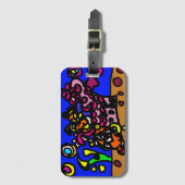 Clown fishes love  gepäckanhänger (Vorderseite Vertikal)