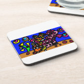 Clown fishes love  getränkeuntersetzer (Linke Seite)