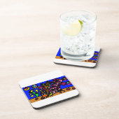 Clown fishes love  getränkeuntersetzer (Rechte Seite)