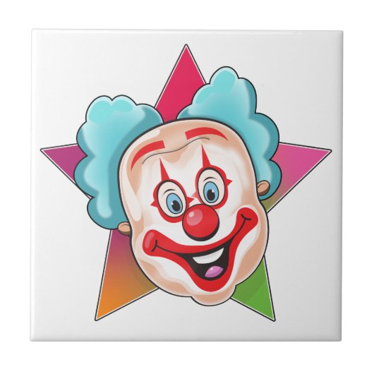 Clown Fliese (Vorderseite)