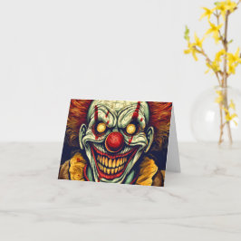 Clown | Frohe Halloween Karte