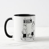 Clown geht für einen Schuhputzschuh Tasse (Links)