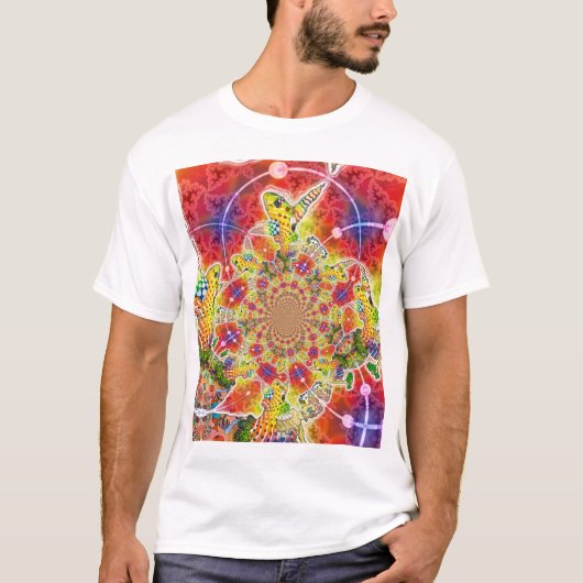 Clown-Genie in Hyperspace T-Shirt (Vorderseite)