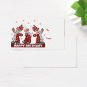 Clown-Geschenk Tag Happy Birthday (Schreibtisch)