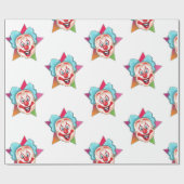 Clown Geschenkpapier (Flach)