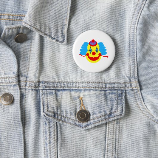 Clown-Gesicht doof Button (Beispiel)