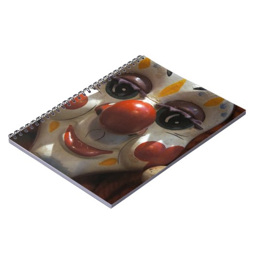 Clown-Gesicht Notizblock (Linke Seite)